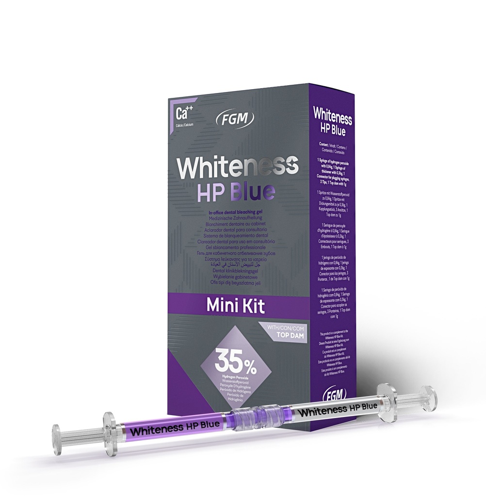 WHITENESS HP BLUE 35% REFILL + TOP DAM