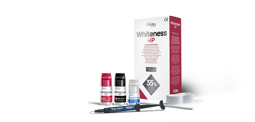 WHITENESS HP 35% KIT 3 PACIENTES