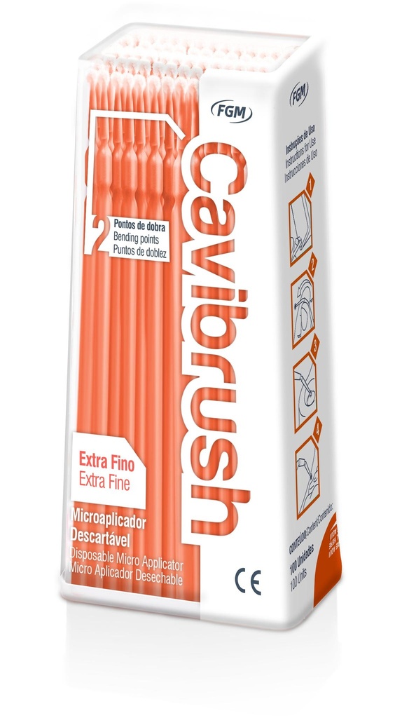 CAVIBRUSH EXTRA FINE ORANGE 100 UNIDADES