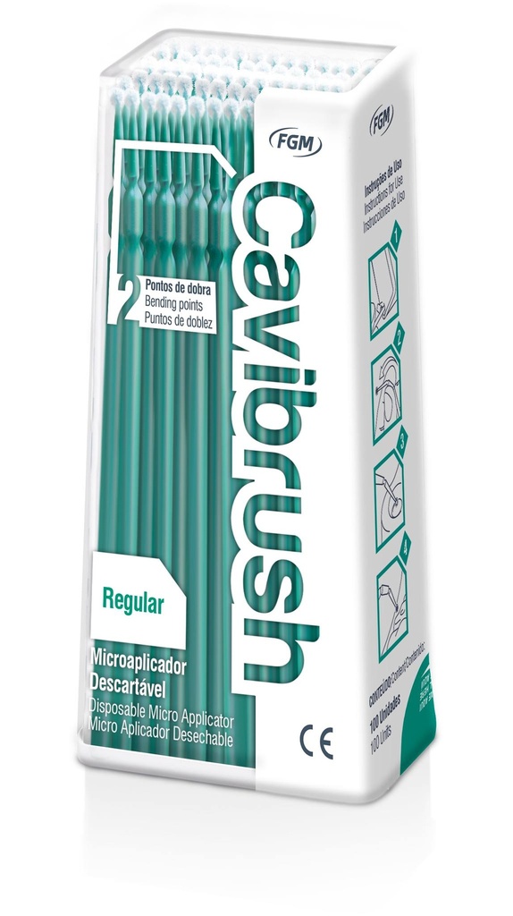 CAVIBRUSH REGULAR GREEN 100 UNIDADES