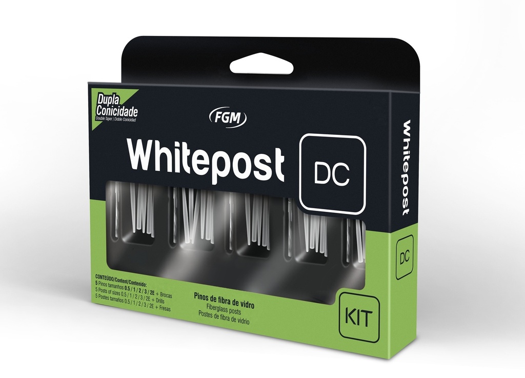 WHITEPOST DC KIT COMPLETO 25 UNIDADES + 5 FRESAS