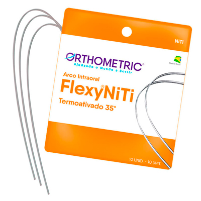 Arcos Flexy NiTi Termoactivado Redondo Orthometric 