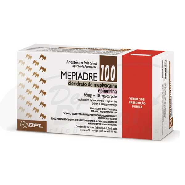 ANESTESIA MEPIADRE MEPIVACAINA 2% DFL