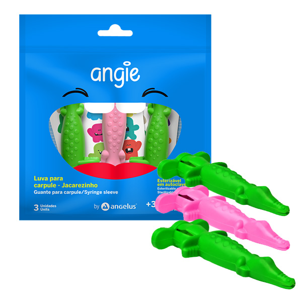 FUNDAS PARA CARPULE FORMA DE COCODRILO ANGELUS