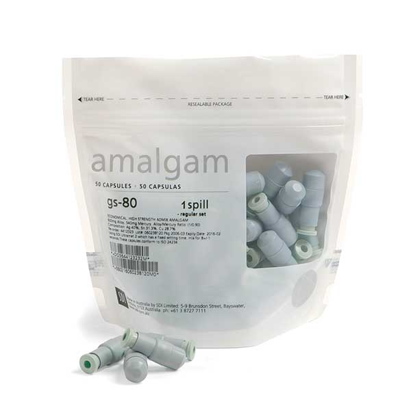 AMALGAMA EN CAPSULA 1 PORCION BOLSA DE 50