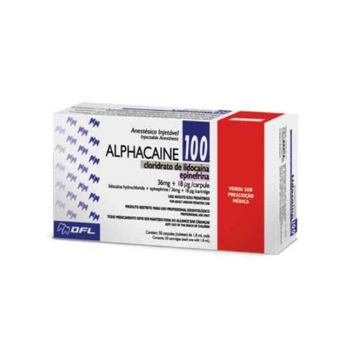 ALPHACAINE ANESTESIA AL 2%