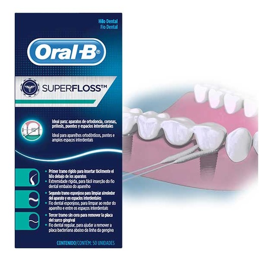 HILO DENTAL SUPERFLOSS ORAL-B